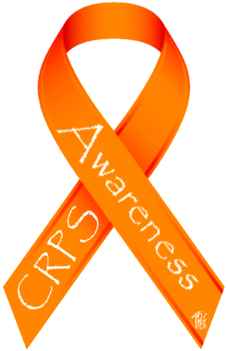 Orange CRPS Awareness Ribbon