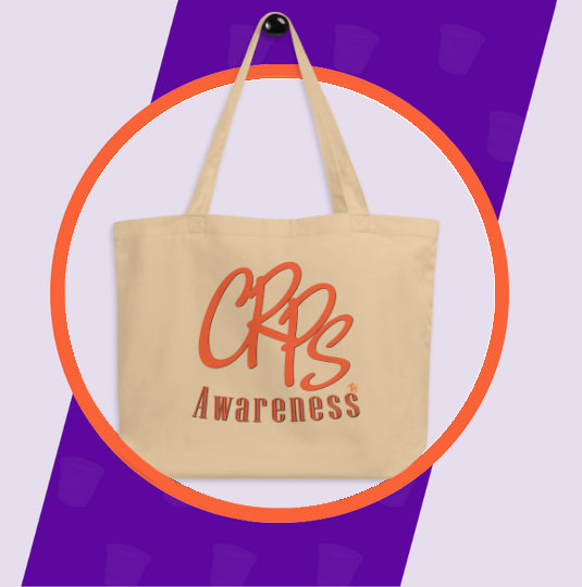 Featured image for “CRPS Awareness Natural Tote Bag”