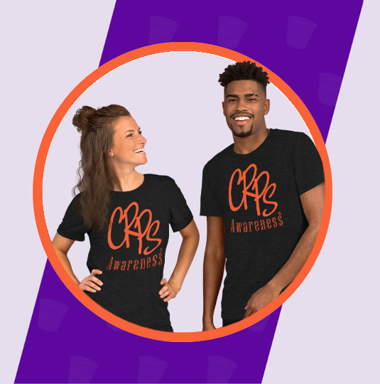 Featured image for “Black or White Unisex Short-Sleeve Awareness T-Shirt”